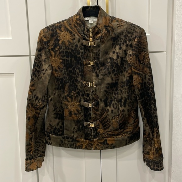 St. John Sport by Marie Gray Corduroy Jacket - Picture 1 of 16